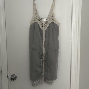 Lulumari macrame & embroidered dress size medium